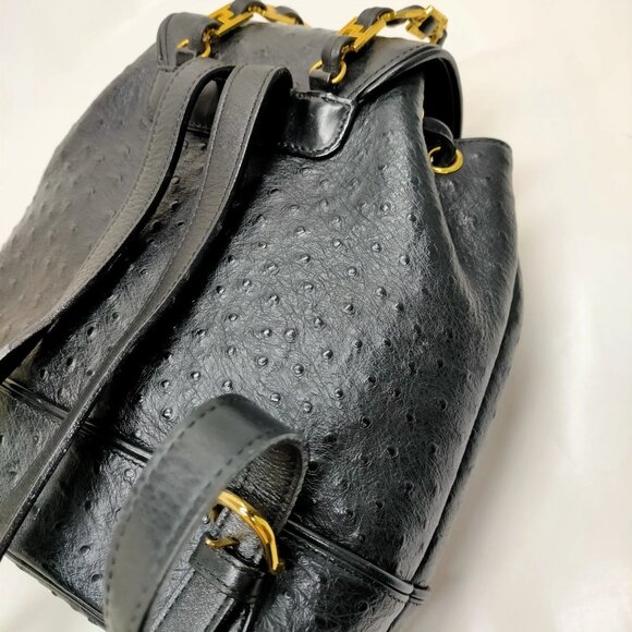 VERSACE BackPack Bag Black Leather mon-319-091525 - Picture 5 of 16